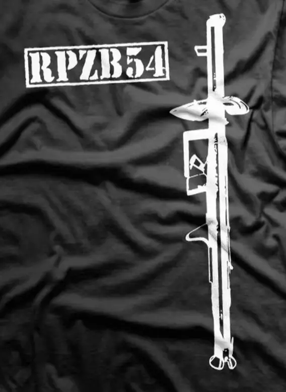 

WWII German RPZB54 Anti-tank Rocket Launcher T-Shirt New 100% Cotton Short Sleeve O-Neck Casual Mens T-shirt