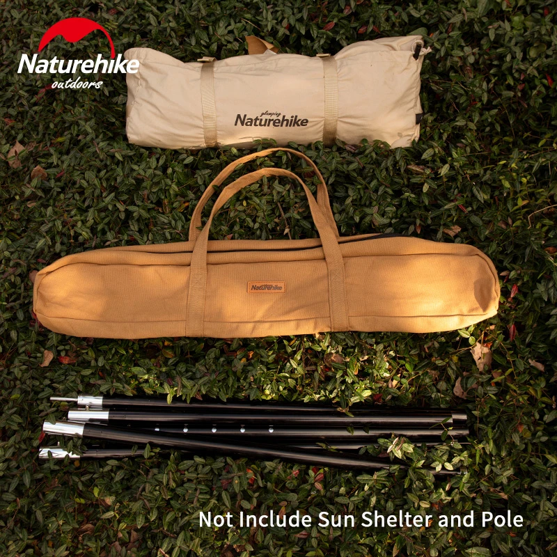 Naturehike Tent Pole Storage Bag Multifunctional Sun Shelter Rod =Canvas Handbag Portable Organizer Camping Travel Accessories