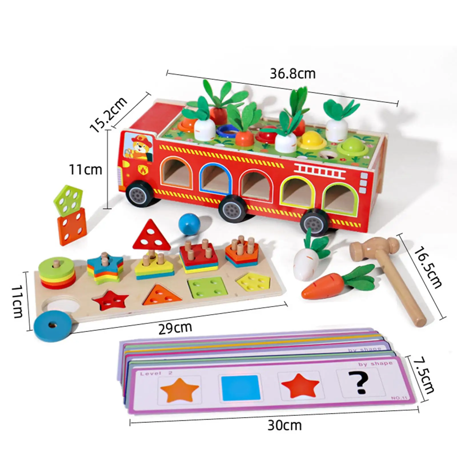 Montessori brinquedos educativos para crianças, classificando brinquedos correspondentes para crianças