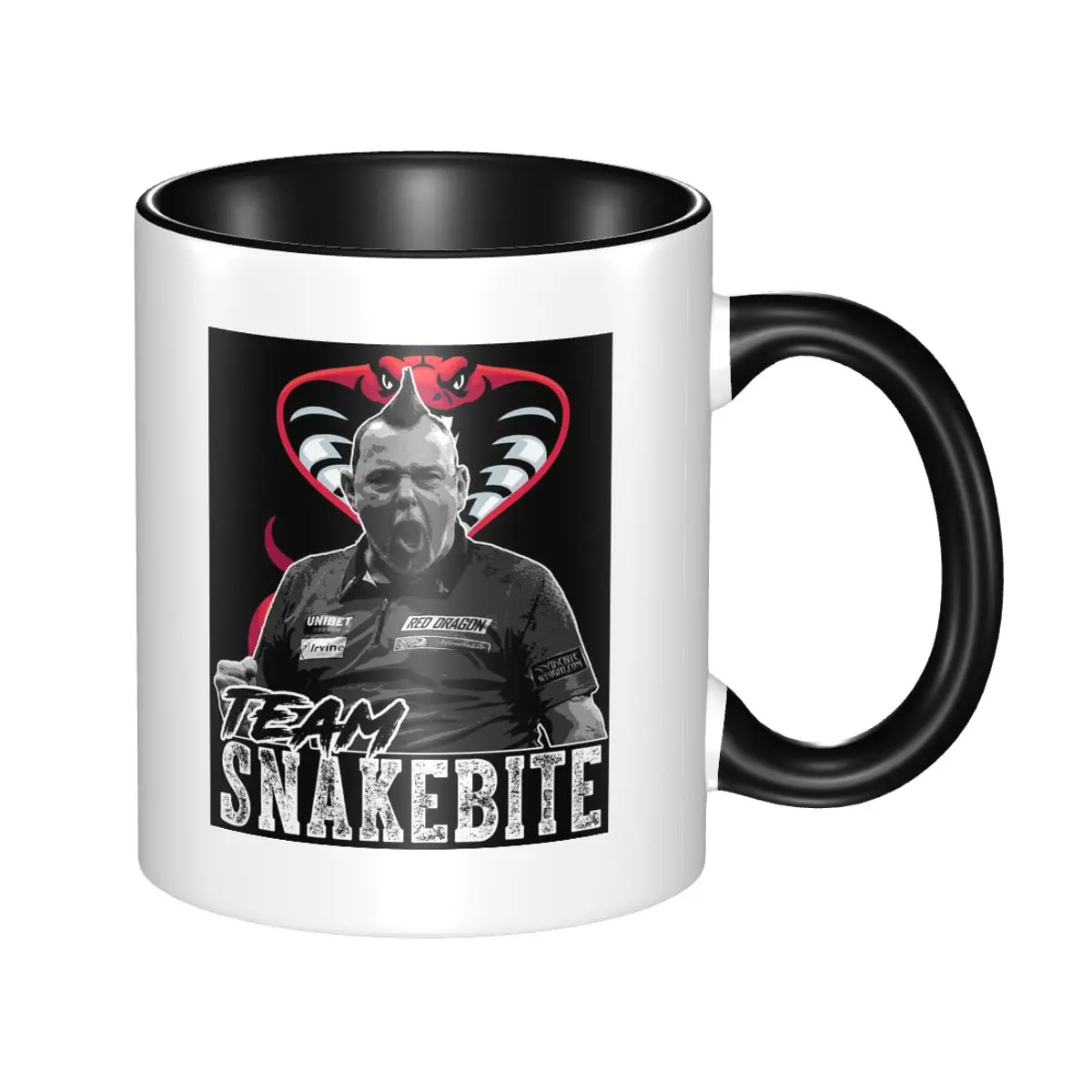 Peter Wright PDC Mug Funny Ceramic Coffee Cups Tea Mugs Milk Cup Drinkware Gifts for Friends