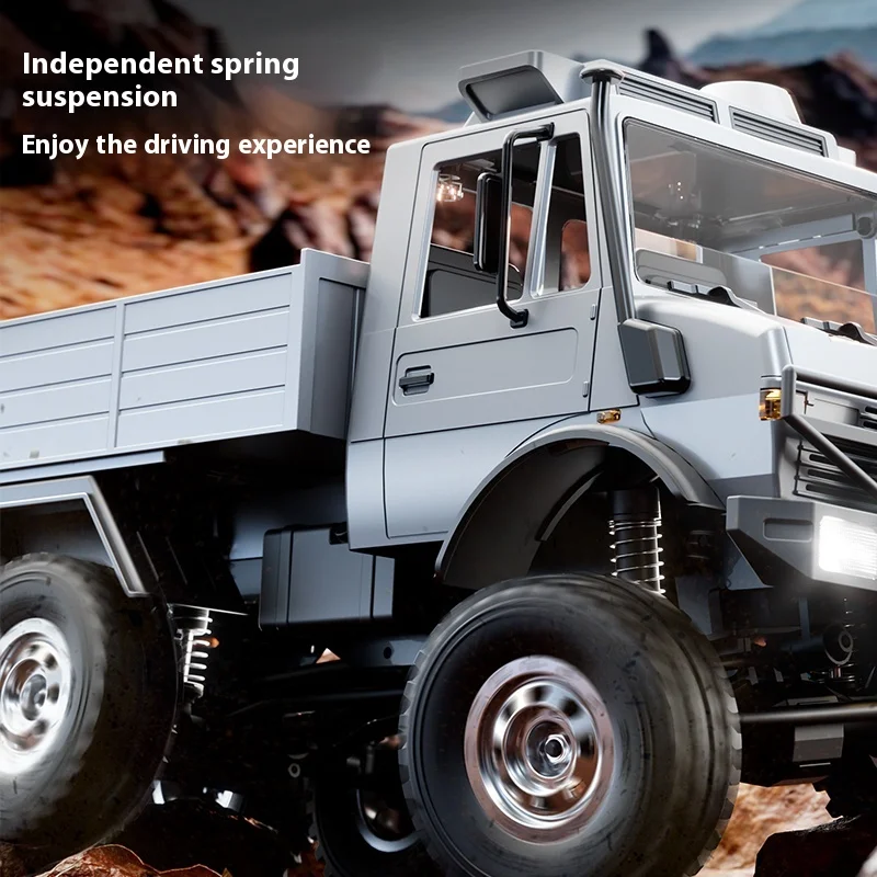Nieuwe JJRC C8823 Unimog Full Scale RC Simulatie 6-wielaandrijving Off-Road Afstandsbediening Auto Speelgoed Klimvoertuig Cadeau voor leeftijden 14+