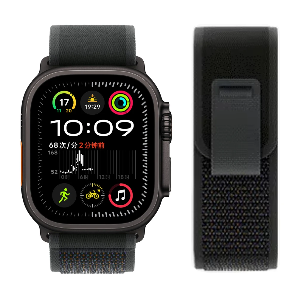 Trail Loop für Apple Watch Band Ultra 3 11 10 9 8 7 6 5 SE 49 mm 46 mm 45 mm 42 mm 44 mm 40 mm 41 Sportarmband Correa iwatch Straps