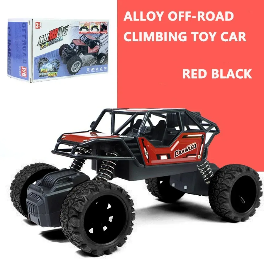 Children\'s Fall-Resistant Large Inertia Pull-Back SUV Boys\' Fall-Resistant Climbing Car Model Toy