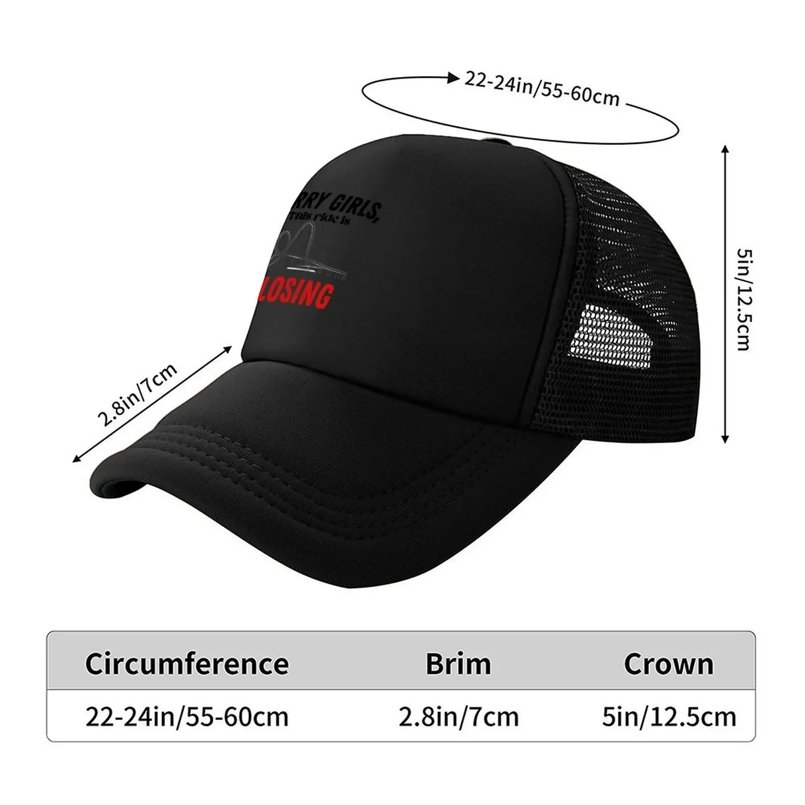 2026 Sorry Girls, This ride is Closing - Funny Bachelor Party Humor Baseball Cap Designer Hat Luxury Cap hats on offer Men's Wom