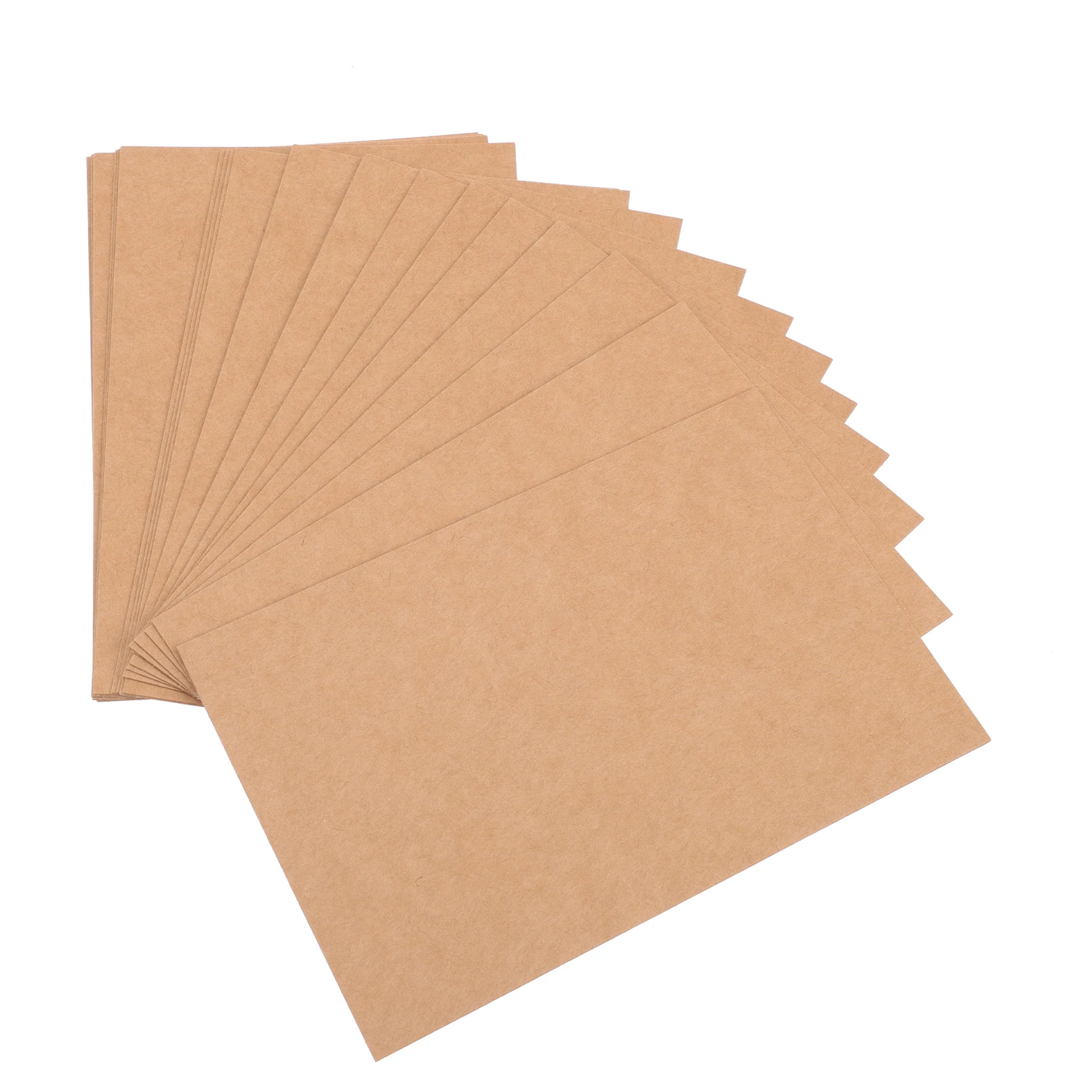

100 Pcs Blank Postcards Double Side Empty Cards DIY Graffiti H Painted Student Accessory Business Cards Compact Design Storage
