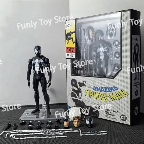 10 best sales svart kostym spiderman actionfigur - №3