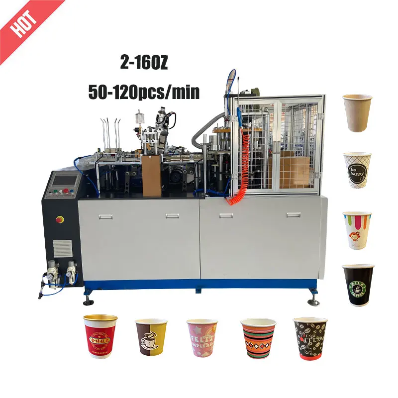 

Small Business Machine Ideas Paper Cup Machine Automatic with logo Printing Small Paper Cup Making Machine Prices