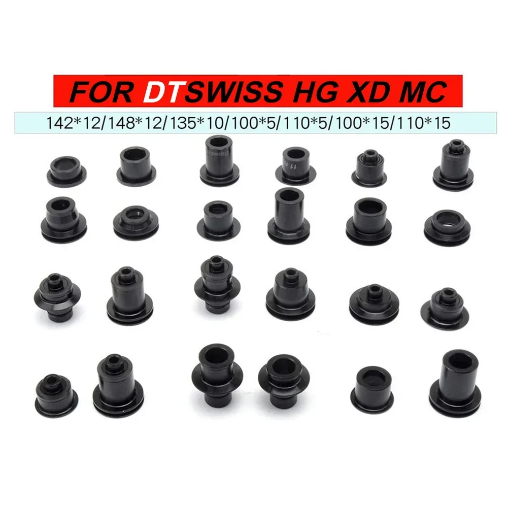 1 Pair MTB Bicycle Hub Conversion Kit Quick Release Thru Axle Adapter Converter End Cap For DT SWISS Bike Cycling Accessories