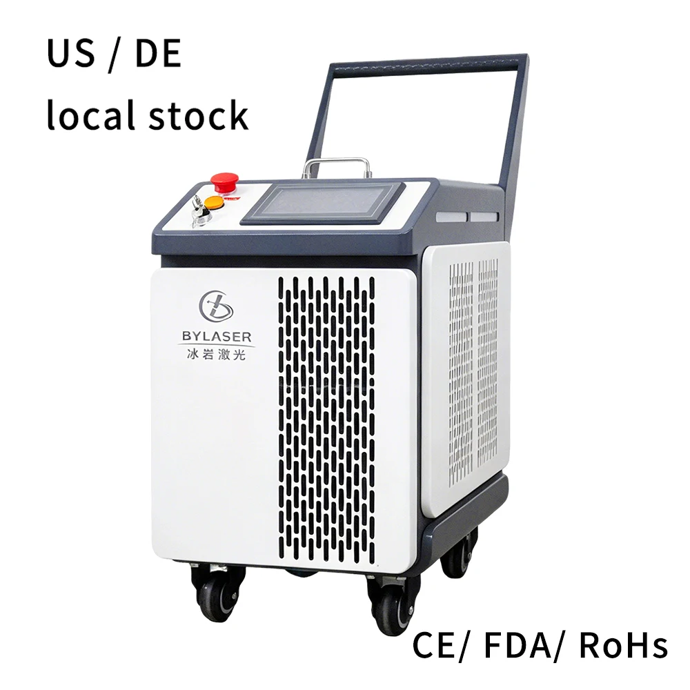 JPT 200W 300W 500W Pulse Fiber Laser Cleaner Non-Destructive Paint Rust Removal For Metal Restoration Bingyan Head Limpieza