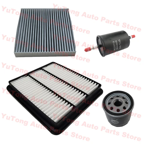 Juego de filtros de 2-4 Uds para Geely Emgrand X7 Sport 2.4L GL AT 2018 JLD-4G24 cabina de motor A/C Kit de limpiador de filtro de aceite de aire piezas de repuesto