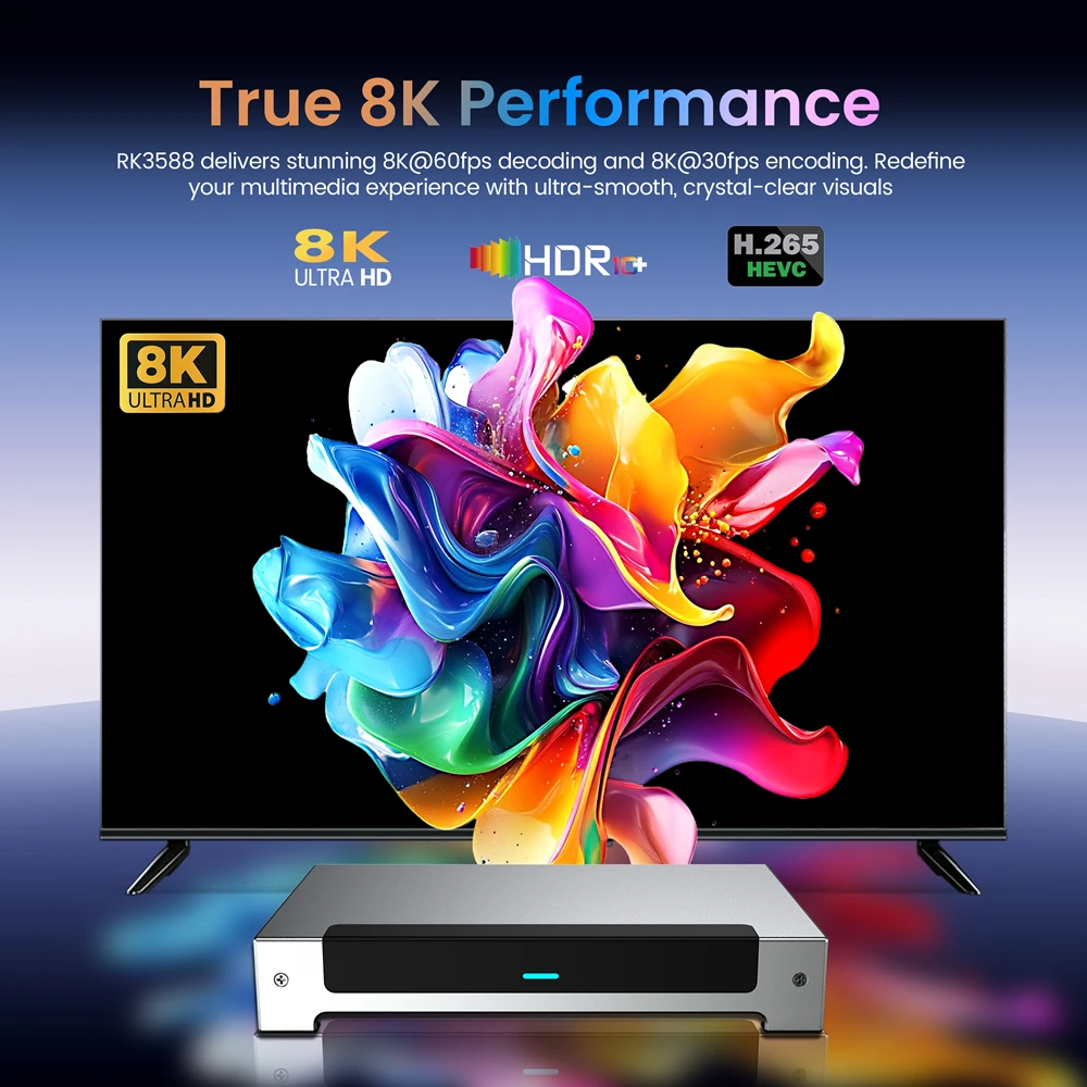 X96 AI BOX Rockchip RK3588 ثماني النواة أندرويد 12 TV Box 6Tops NPU DDR4 8GB RAM 64GB ROM WIFI6 BT5.X 8K 1000M LAN Set Top Box