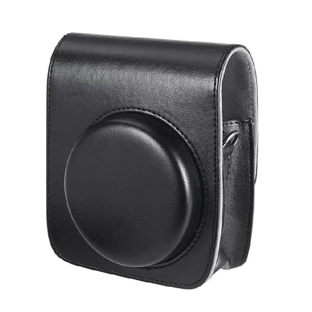 Étui de protection pour appareil photo Vintage, avec poche, sac à bandoulière en PU, sangle d'épaule réglable pour appareil photo instantané Instax Mini 90
