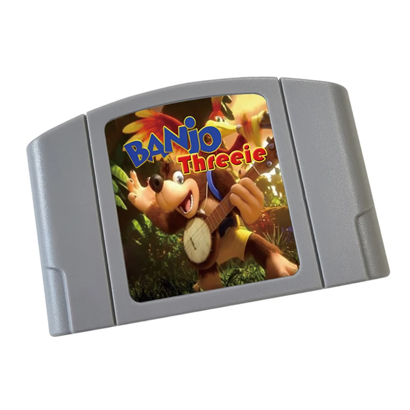 N64 games Cartridge-Banjo Threeie NTSC Version Retro Games reconstructed