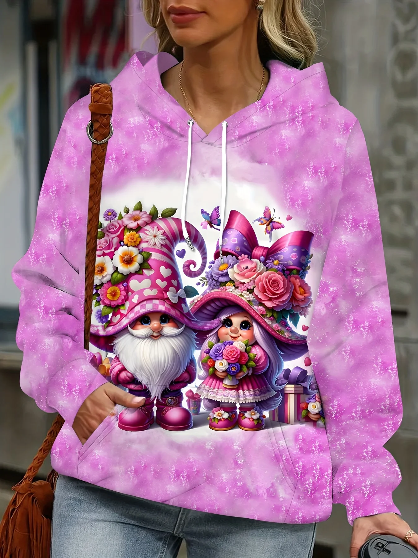 Sudaderas con capucha Kawaii para mujer, patrón de muñeco de nieve de Navidad, ropa de calle, Tops de tela de punto de poliéster, Jersey informal, ropa de mujer