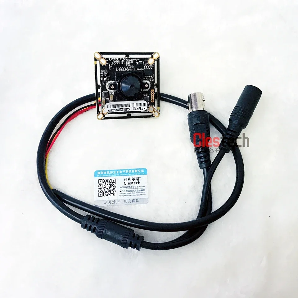Hidden 3.7mm Cone 3000TVL 1920*1080P mini HD CCTV AHD Camera chip Module Have cable Board Finished Monitor modul product service