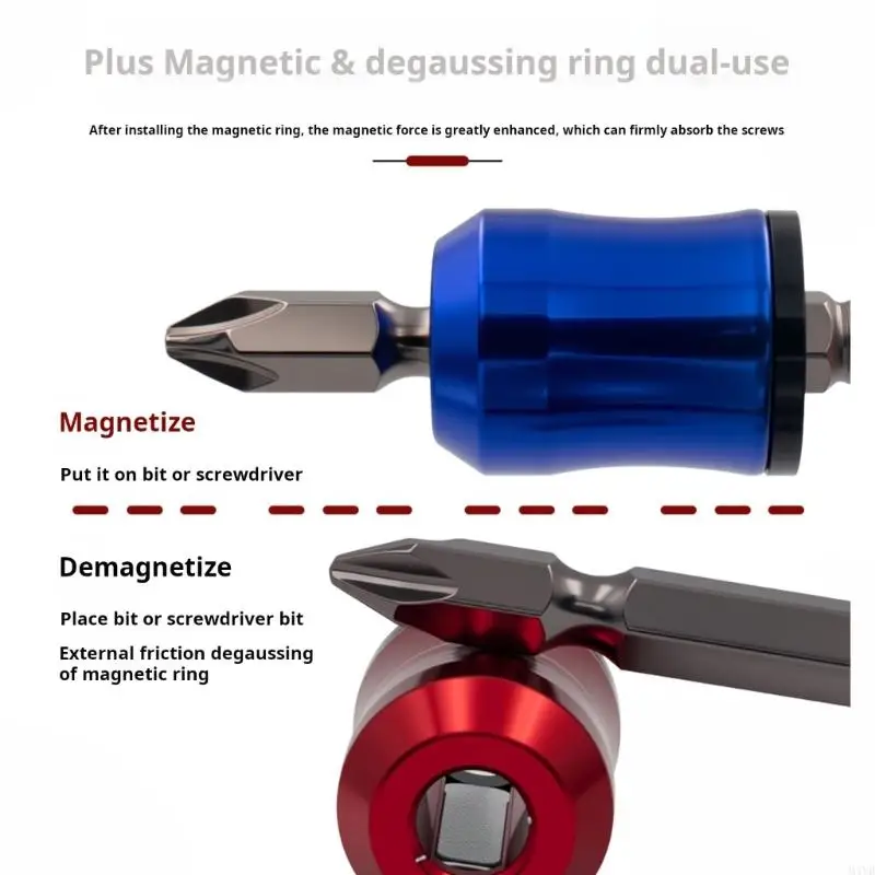 

Держатели бит с магнитными кольцами из алюминиевого сплава высокой твердости и сильным размагничиванием для электрических дрелей