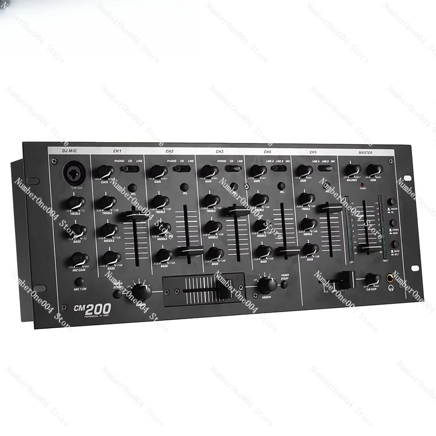 

5-Channel Rackmount DJ Mixer | Professional Audio Console | KTV Stage Equipment
