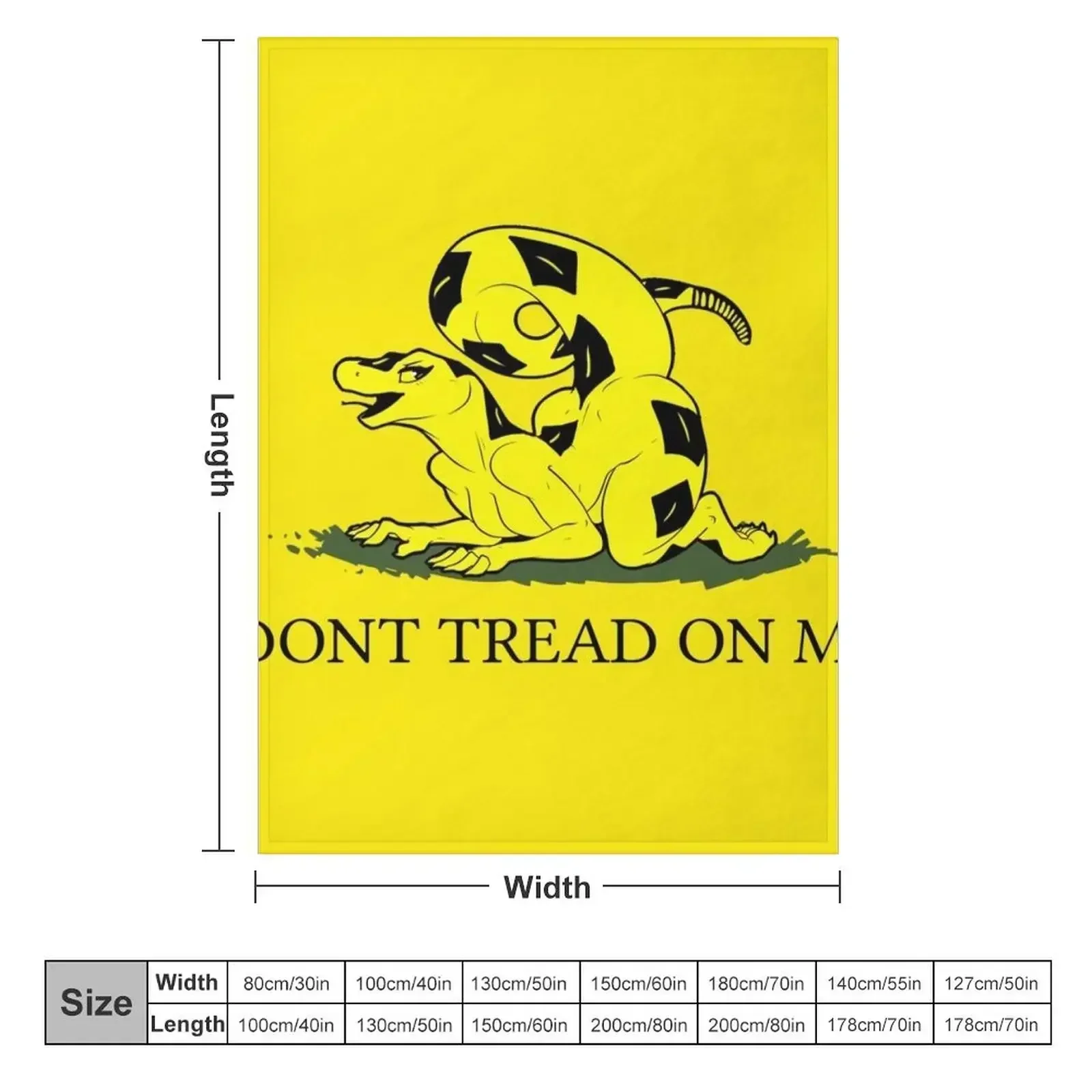 Gadsden Snake Throw Blanket Cute Plaid Warm Comforter Blankets