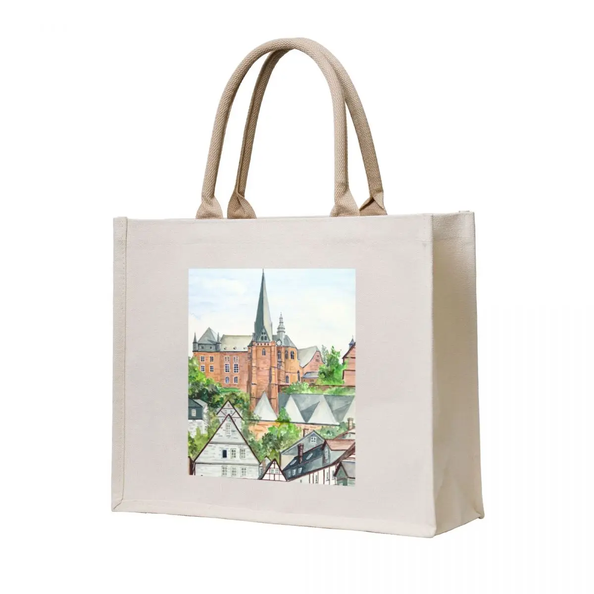 

Marburg Altstadt Tote Bag tote bags cloth bags Reusable bags cute pouch bag