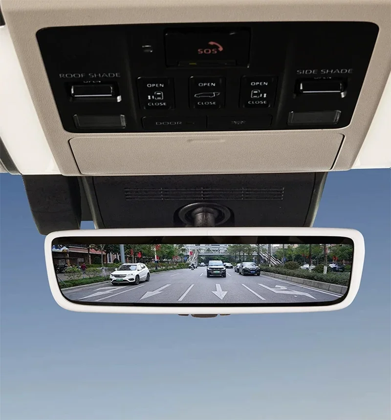 Car Internal Rearview Mirror Frame Protective Cover Suitable for BYD Leopard 8 2024 2025 Car Interior Silicone Protective Cover