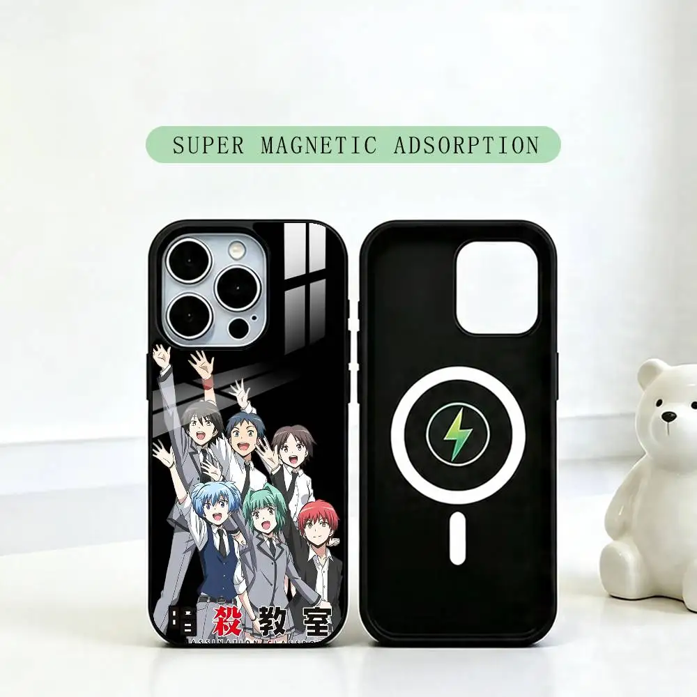 A-Assassination Classroom  Phone Case For iPhone17,16,15,14,13,12,11 Plus,Pro Compatible with magnetic wireless charging