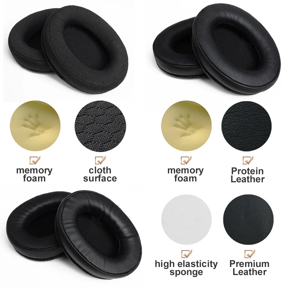 Bantalan earphone Acer K2 Nitro แผ่นปิดหูสำหรับเปลี่ยนที่ครอบหูแผ่นรองหูตาข่ายผ้านุ่มหน่วยความจำที่คลุมฟองน้ำโปรตีน