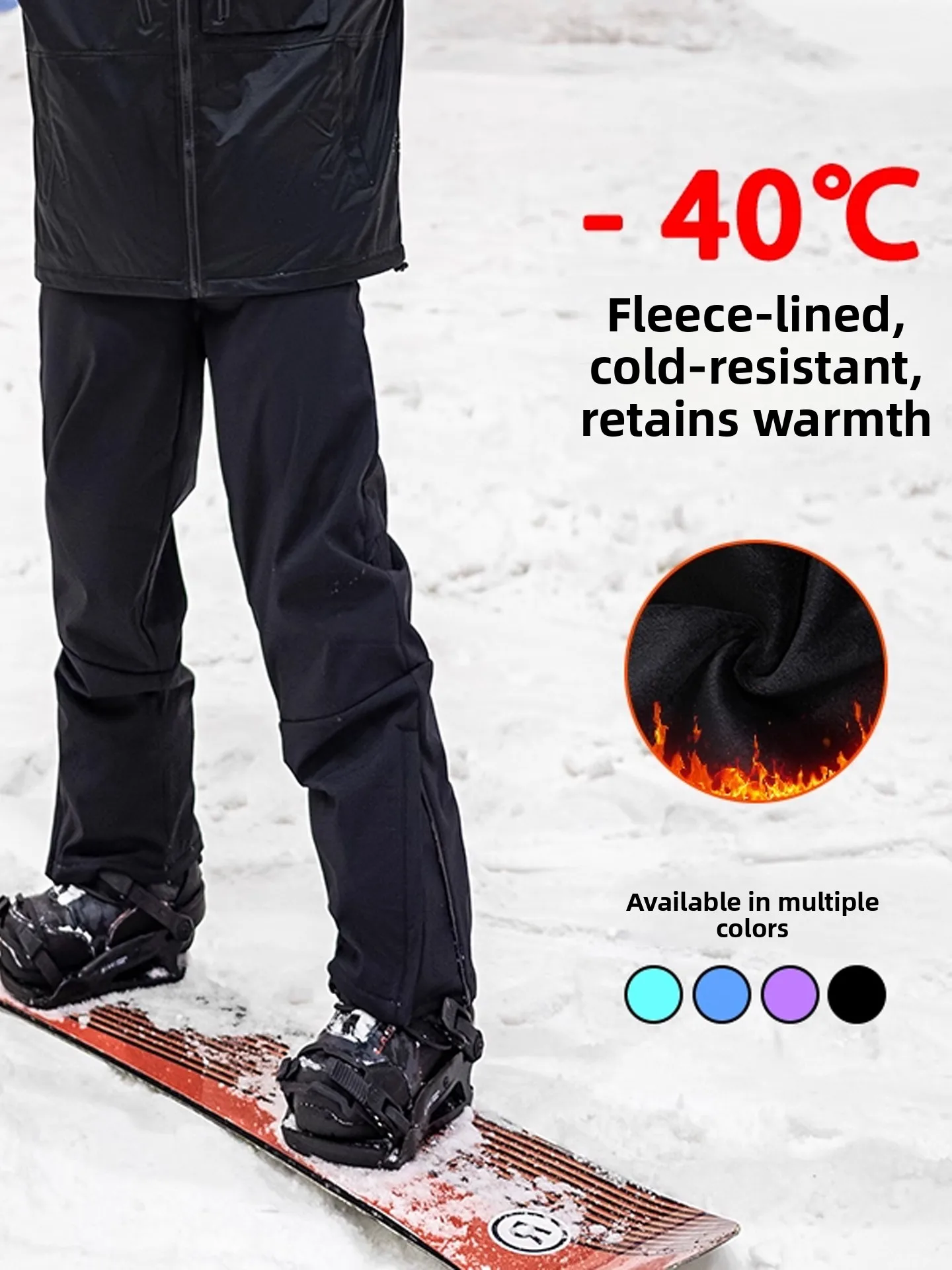 

Зимние уличные повседневные брюки с серебряной меховой подкладкой для катания на лыжах, мужские и женские водонепроницаемые ветрозащитные теплые брюки для пешего туризма, сноуборда