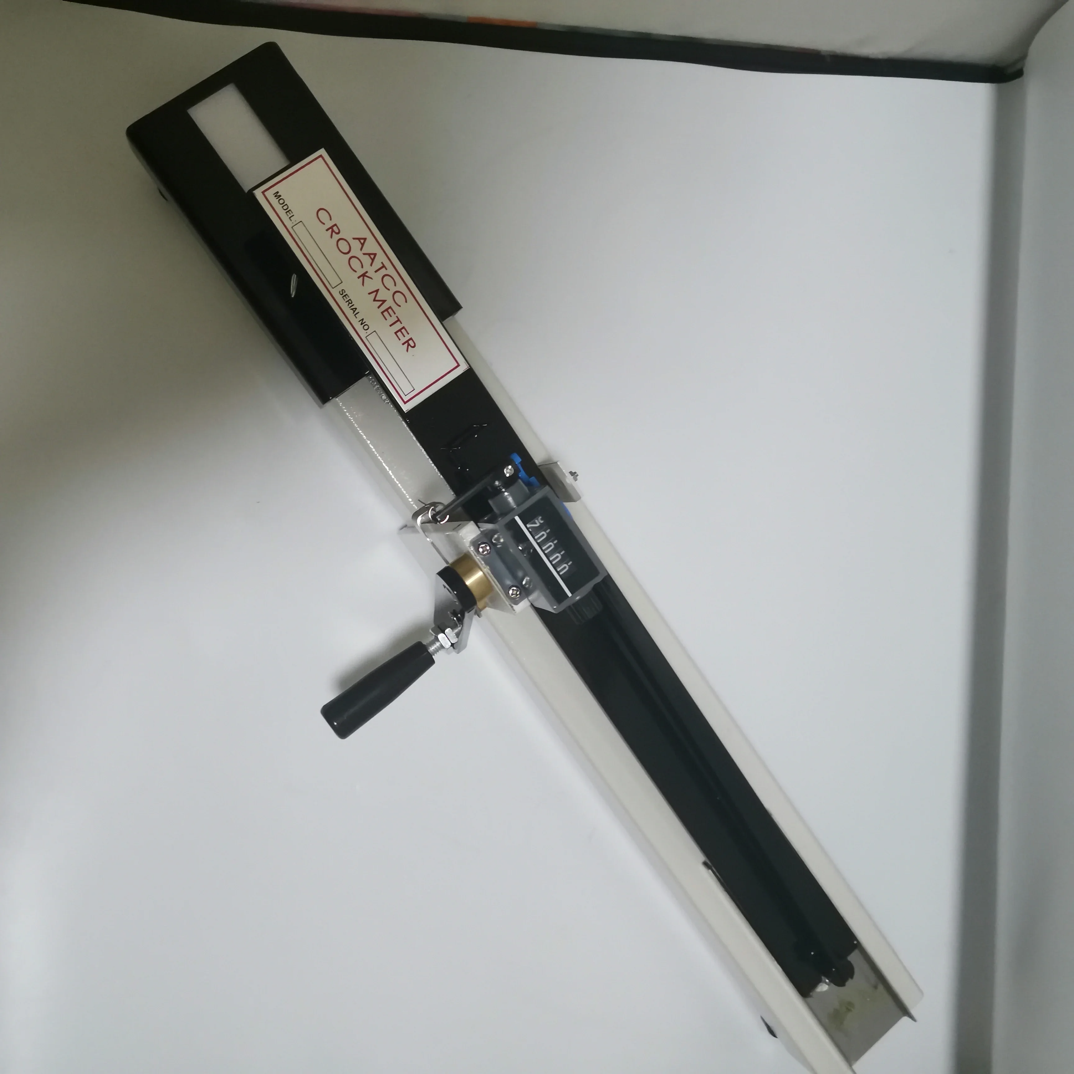 جهاز اختبار ثبات فرك مقياس كروكميتر اليدوي | آلة اختبار ثبات ألوان النسيج الجاف والرطب #5