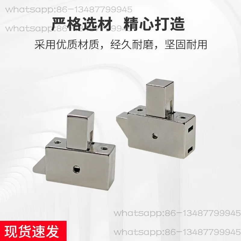 Industrial Equipment Cabinet Automatic Closure Press Door Lock DK637 Front and Back Nickel Plated Train Metro ATM Collision Lock