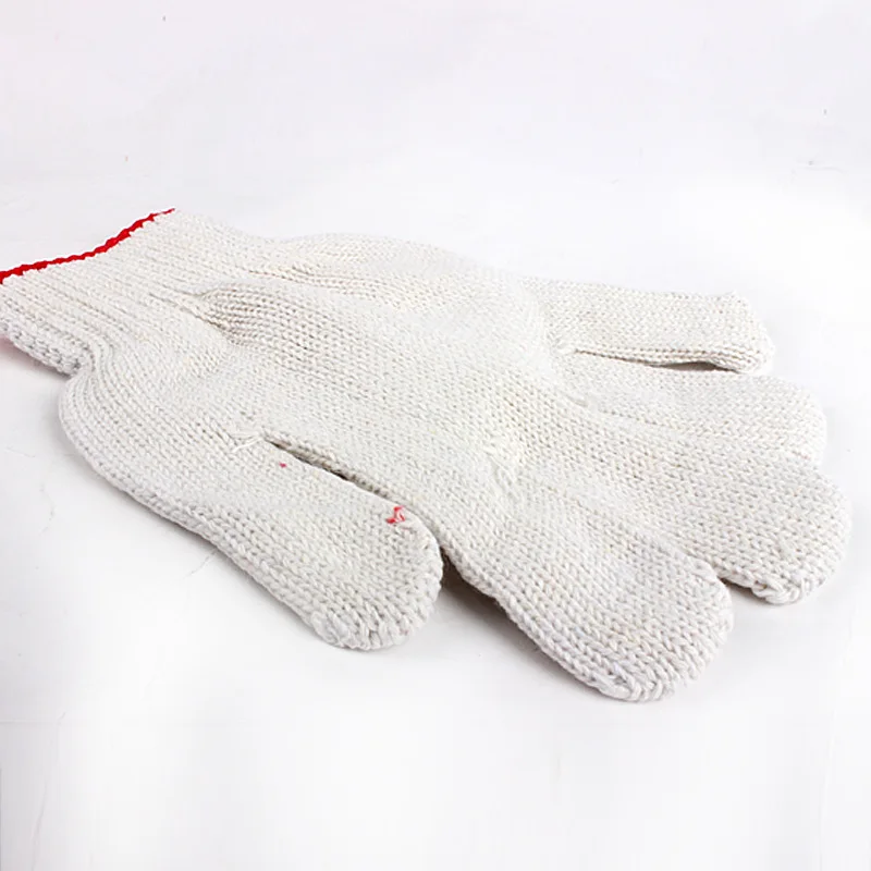 750g-600g Thickened Labor Gloves Seven Needle Lampshade Cotton Gloves Cotton Gloves