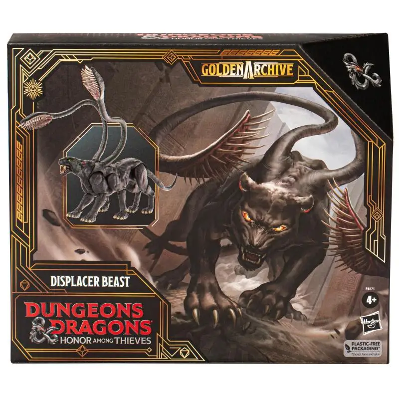 

DUNGEONS & DRAGONS Honor Among Thieves Movie Golden Archive Displacer Beast Collectible Figure 6-Inch D&D Action Figures Toy