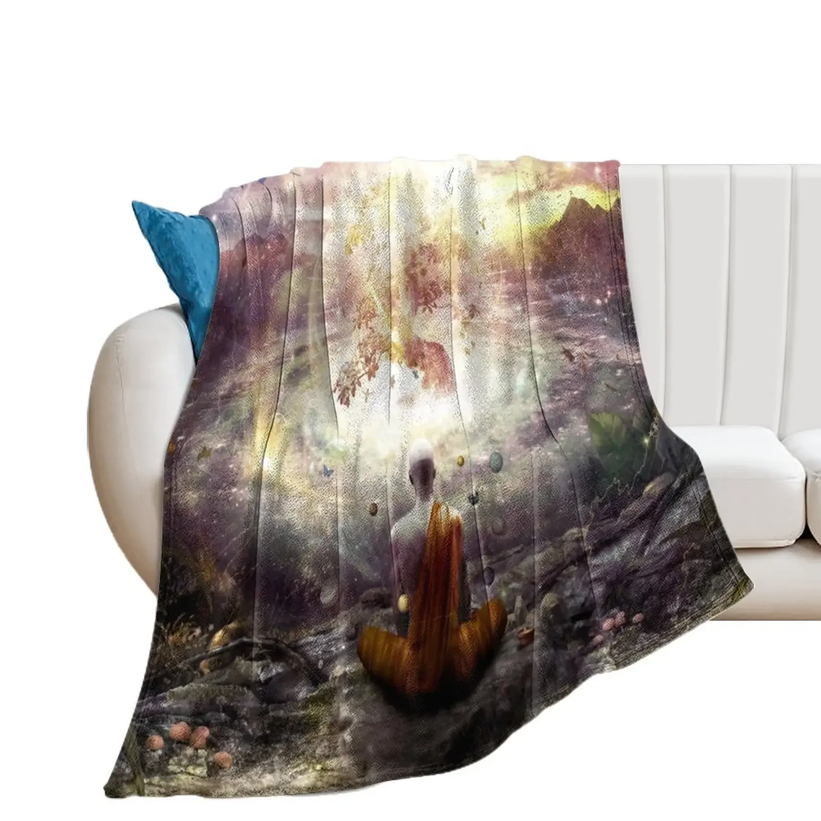 

Nature And Time Throw Blanket blankets ands Luxury Brand Bed linens Blankets