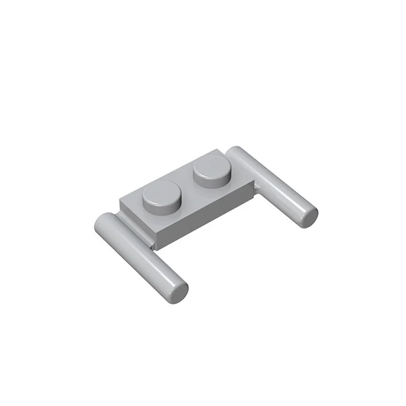 50 peças 3839 modificado 1x2 com alças de barra coleções de tijolos brinquedos gbc modulares em massa para moc técnico diy blocos de construção compatíveis