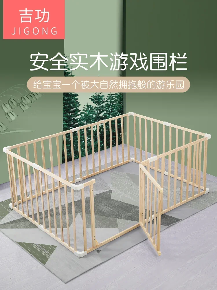 

EG313: Extra-Height Baby Playpen, Home Safety Fence, Toddler Crawling Mat | Tall Baby Fence, Secure Crawling Zone