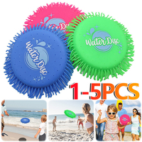 1-5pcs Flying Disc Water Throwing Disc For Outdoor Fun Swimming Pool Games Outside Water Toys For Camping Water Park Park Beach