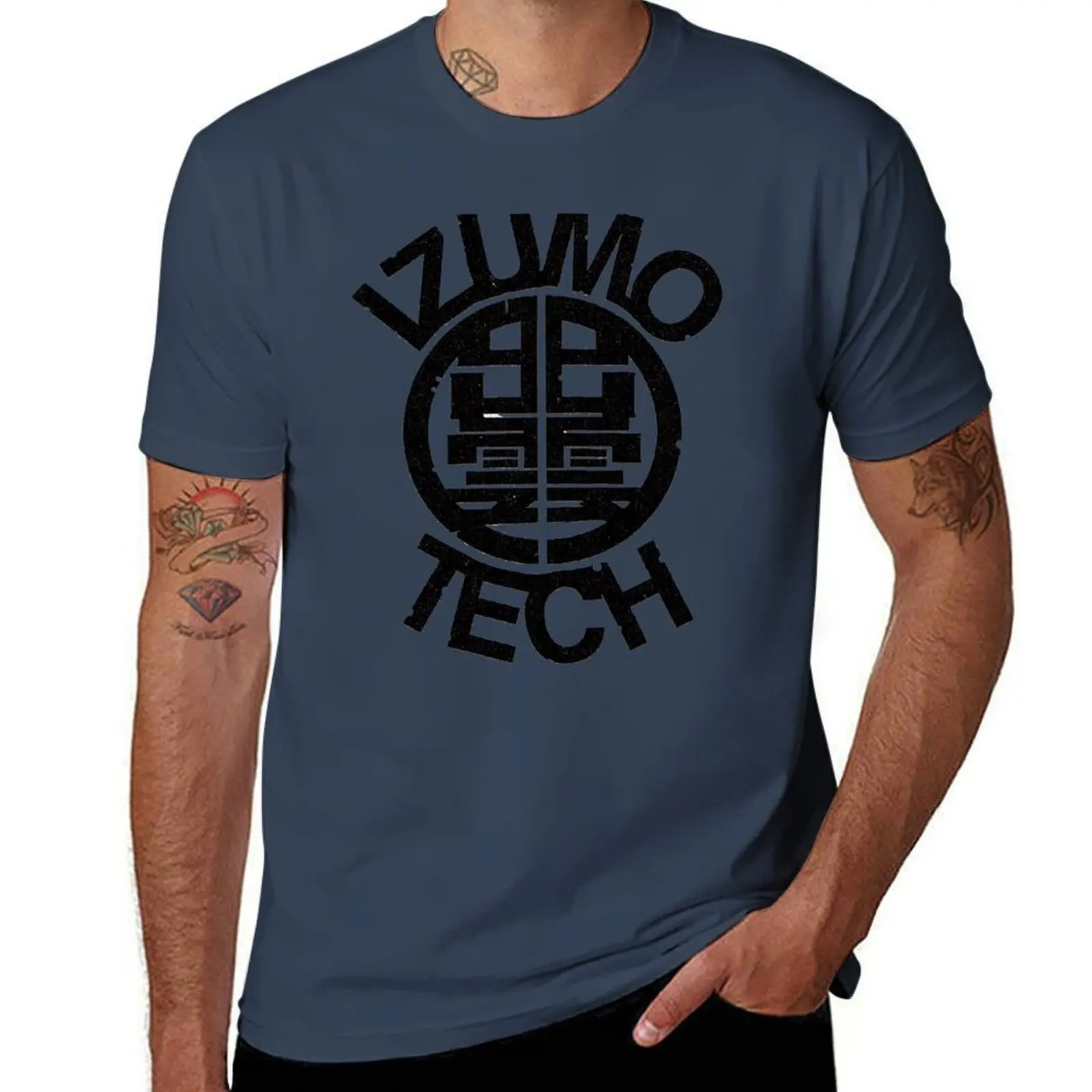 N.° 8 Camiseta Kaiju IZUMO TECH LOGO Festival Casual de manga corta