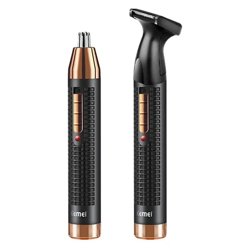 

Rechargeable Nose & Beard Trimmer Set - 2-in-1 Grooming Tool for Men