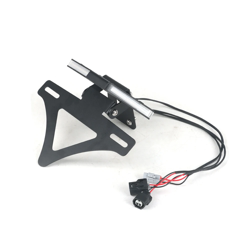 

For Kawasaki ZX-6R Z 2024-2025 Illuminated Rear License Plate Holder Decorative Motorcycle Accessory