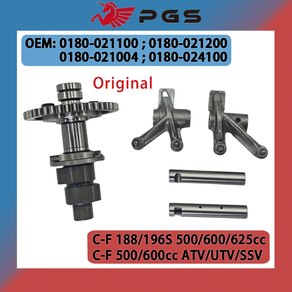 Original Camshaft Rocker Arm Shaft For CF500 CF625 X5 X6 U6 CF188 196S Series Engine ATV UTV Quad 0180-024100 0180-021100