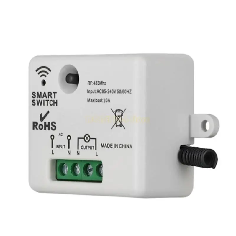 F62C 315mhz 433mhz AC110V 220V LED Light Controls with Long Ranges RF Remote Functionality