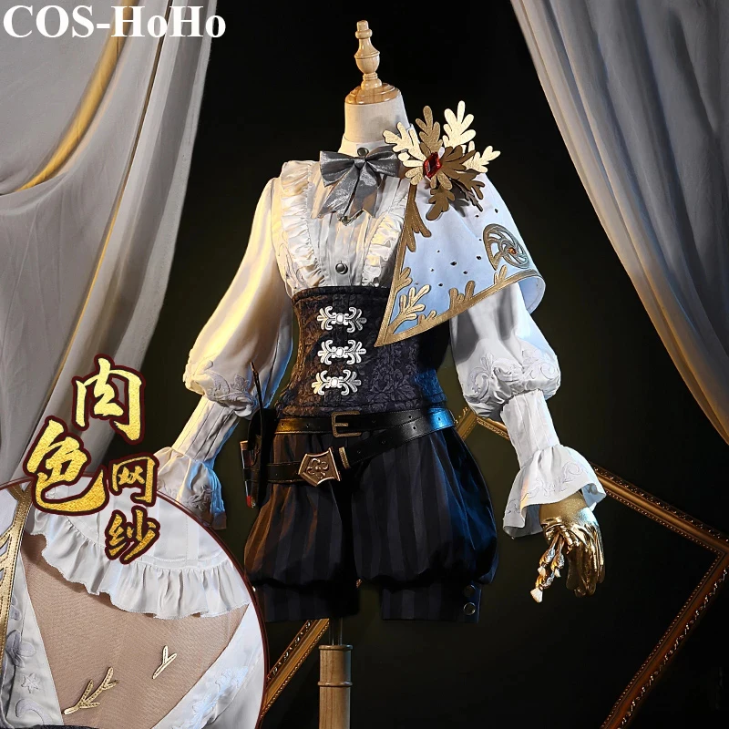 

COS-HoHo Anime Identity V Edgar Valden Painter Alchemist Golden Ratio Game Suit Uniform Cosplay Costume Halloween Outfit Women