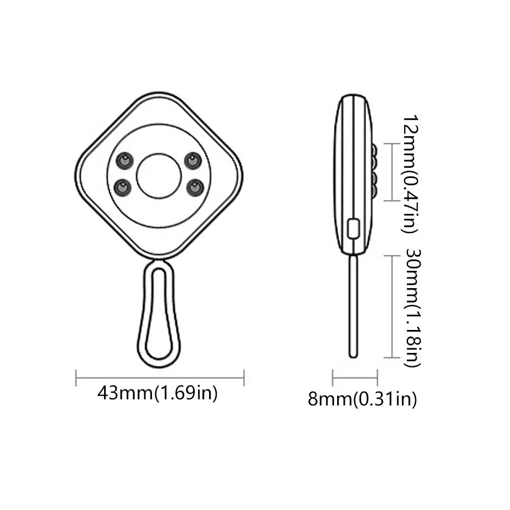 Portable Infrared Camera Detector Long-distance Anti-spying Anti-spying Detector Anti-surveillance Security Protection