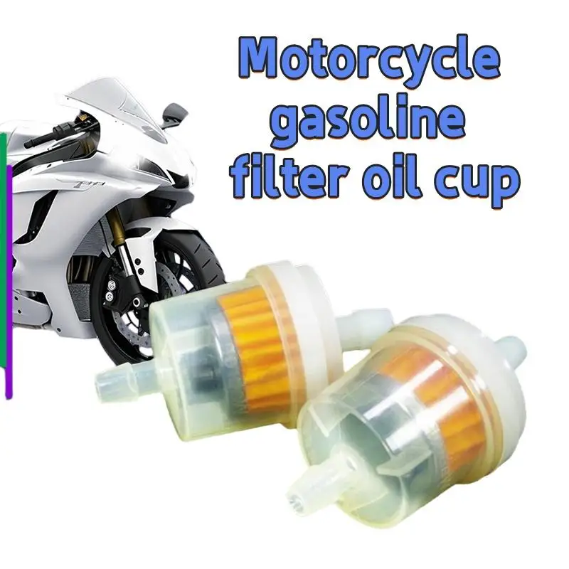 Universal Gas Fuel Oil Filter Cost-effective Replacement 1Pcs For Motorcycle Scooter Dirt Bike ATV Moped Repair