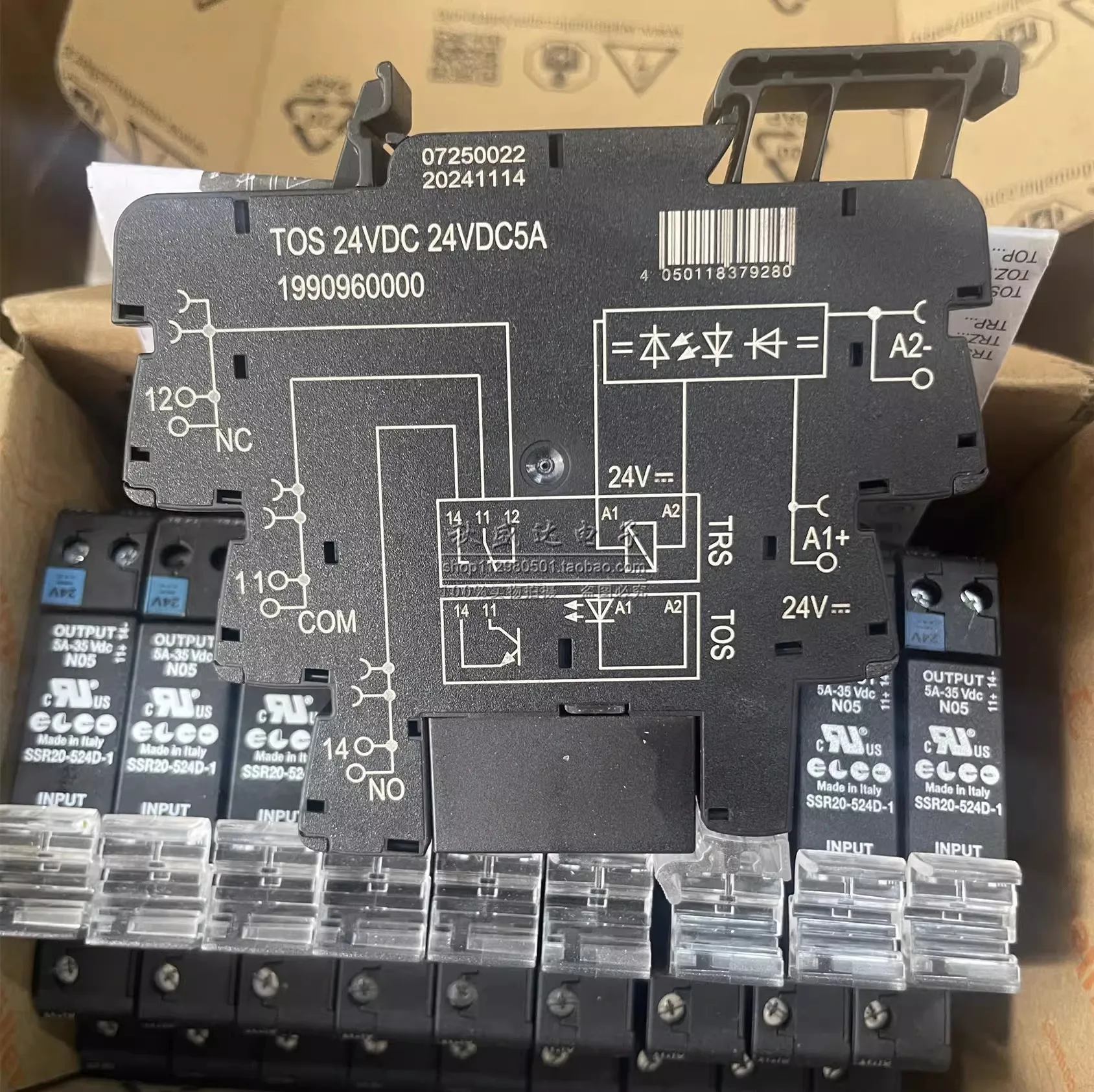 

(1 шт.) Совершенно новое оригинальное твердотельное реле TOS 24VDC 24VDC5
