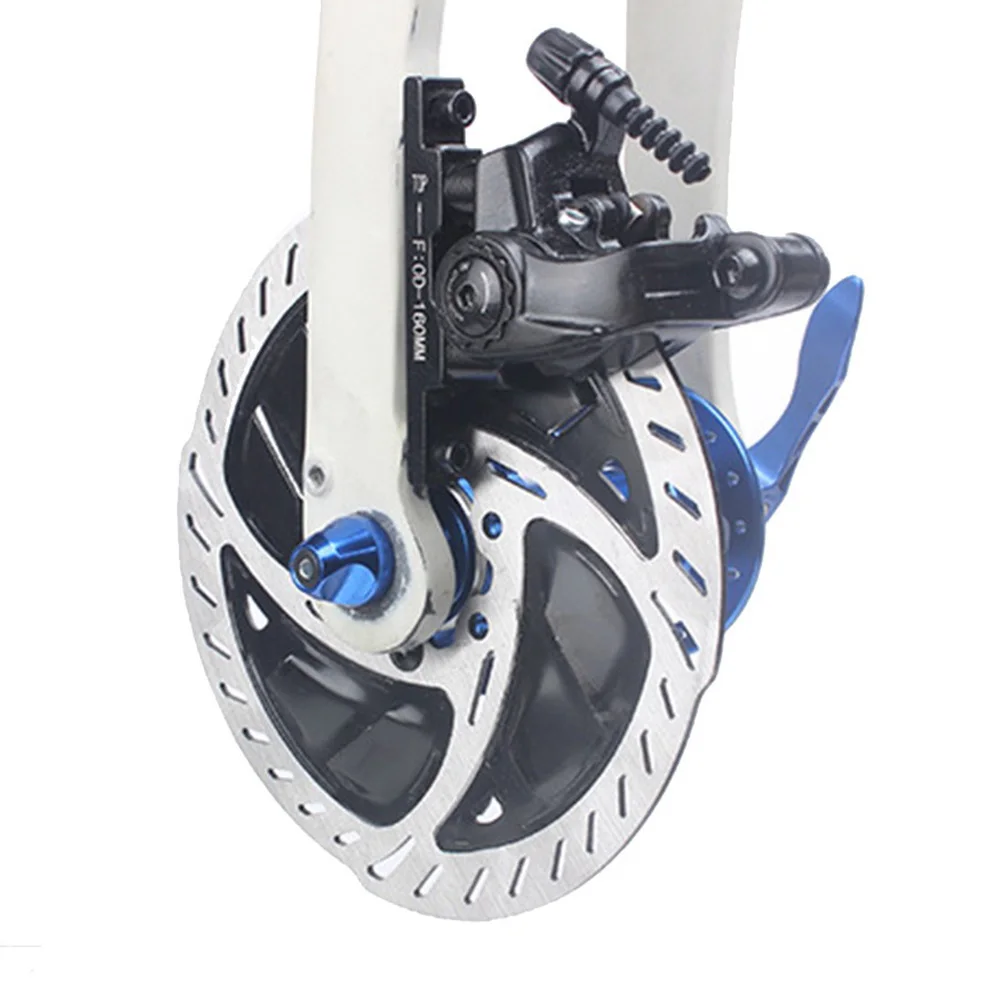 /Mechanical /Disc /Brake Caliper Double Sided Drive Flat Mount 160mm Front 140mm Rear Adjustable Steel Black For Road Bike Cycli - view 5
