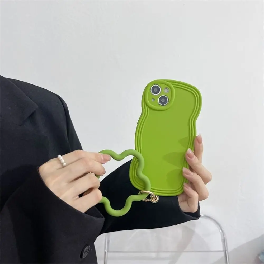 Silicone Mobile Phone Wristband Buckle Colorful Star Shaped Mobile Phone Straps Anti-fall Chain Phone Case Hanging Cord