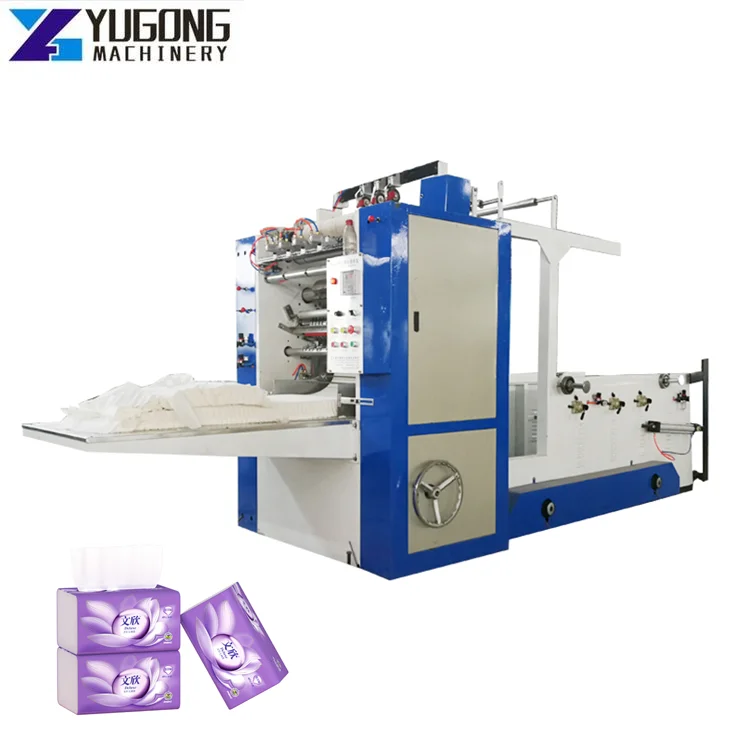 YG Fully Automatic Interfold Facial Tissue Making Machine with Complete Packaging Machine