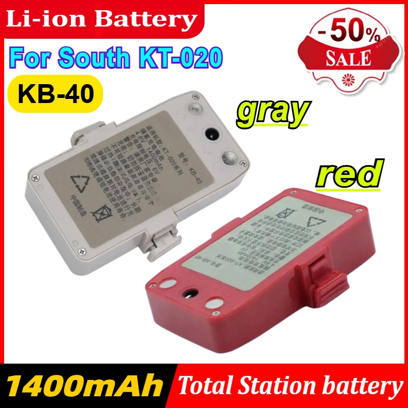 

KB-40 Battery for South KT-020 Total Station NI-MH Battery