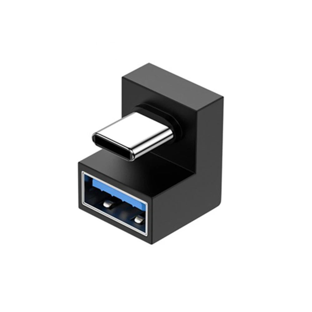 محول USB إلى Type-C ذكر إلى أنثى للهاتف المحمول اللوحي 40G كابل بيانات البرق تمديد على شكل حرف U PD شحن سريع 8K كامل فو #3