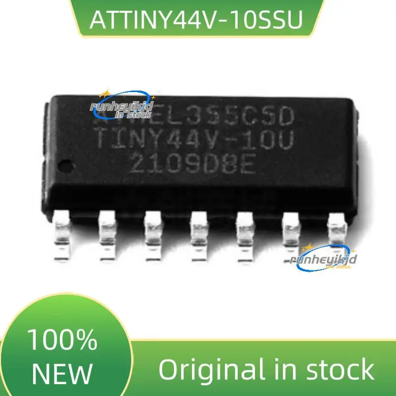 5pcs/lot 100%  NEW ATTINY44V-10SSU  ATTINY44V SOP14 New Original In Stock